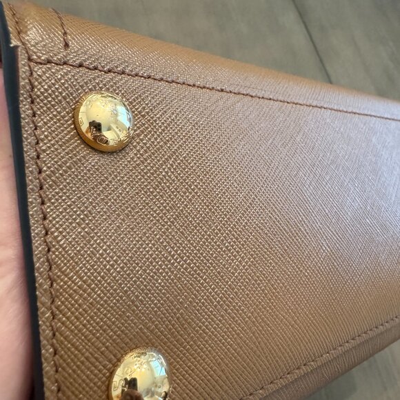 PRADA Saffiano Leather 2way Hand & Shoulder Bag in Brown/Canella  (1BA227) - Picture 5 of 6